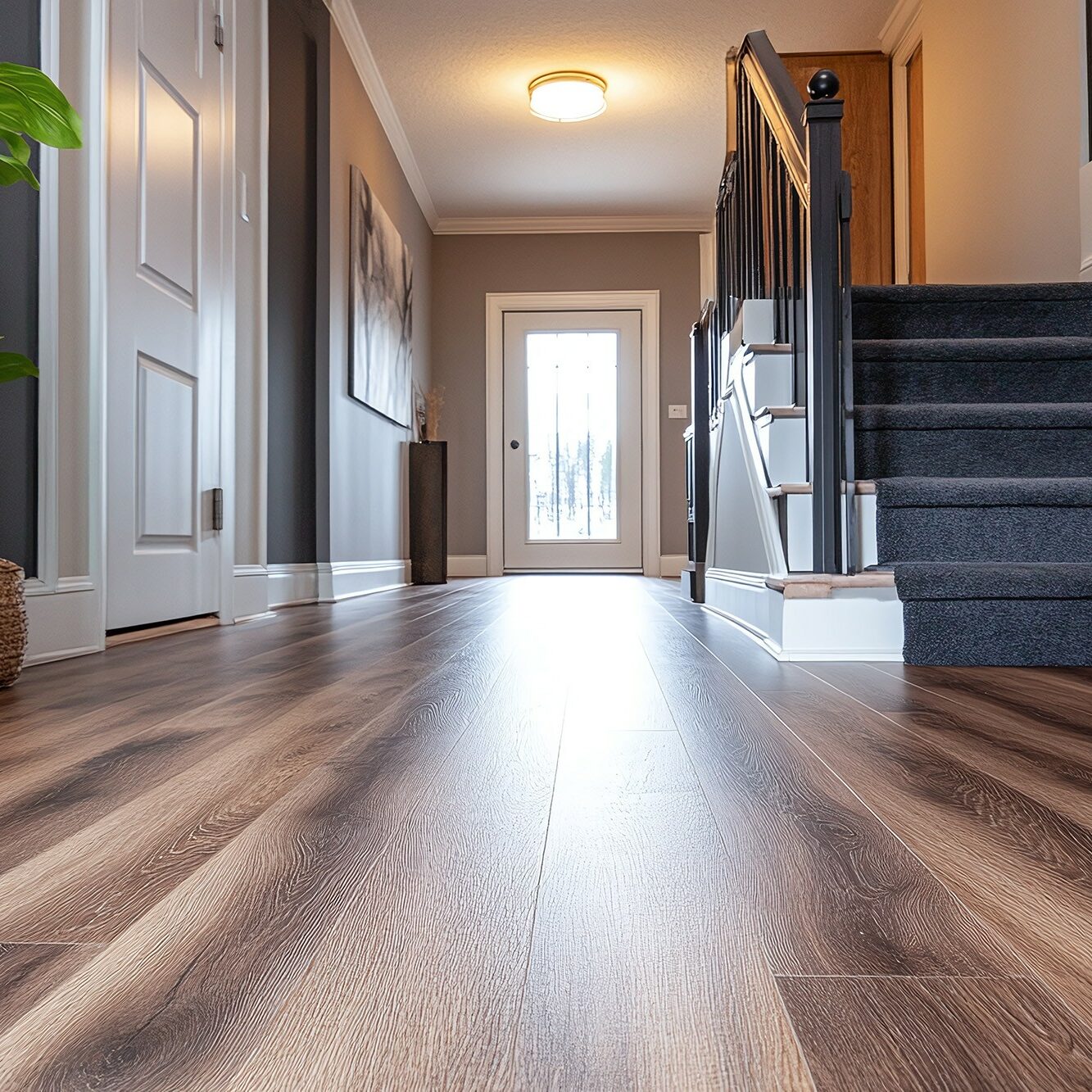 hardwood hallway Textured Hardwood Floors | The Floor Store